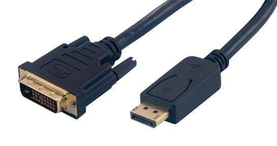 EAN 3700224721039 - MCL MC393-2M adaptador de cable de vídeo DisplayPort DVI-D Negro imagen 1