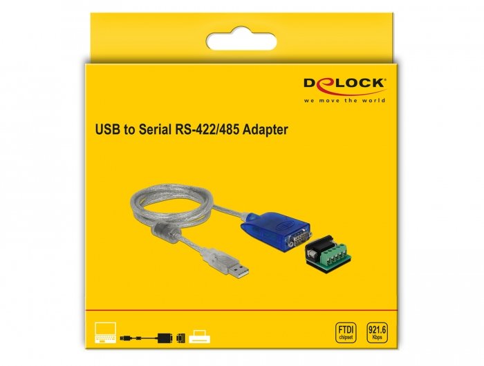 EAN 4043619640553 - DeLOCK 64055 tarjeta y adaptador de interfaz RS-232 imagen 5