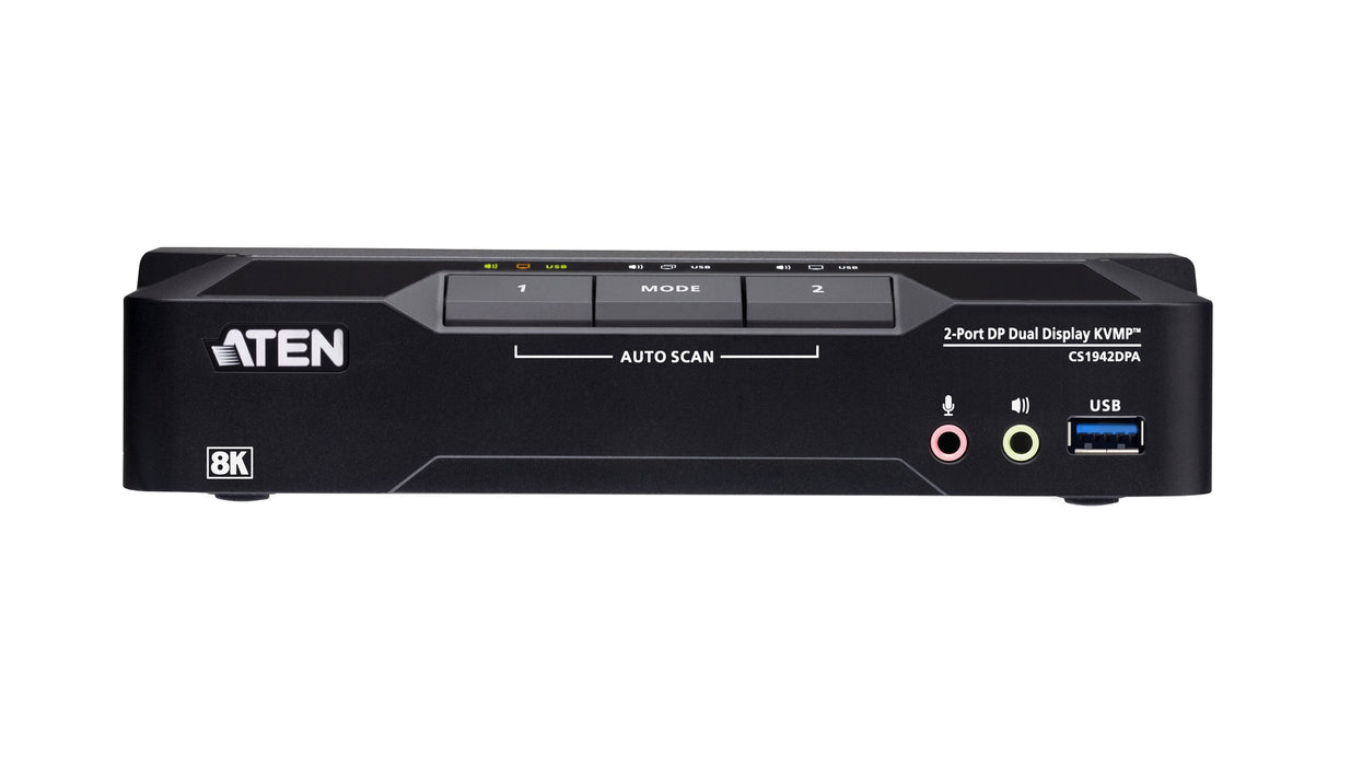 EAN 4711581520547 - ATEN CS1942DPA-AT-G interruptor KVM Negro imagen 2