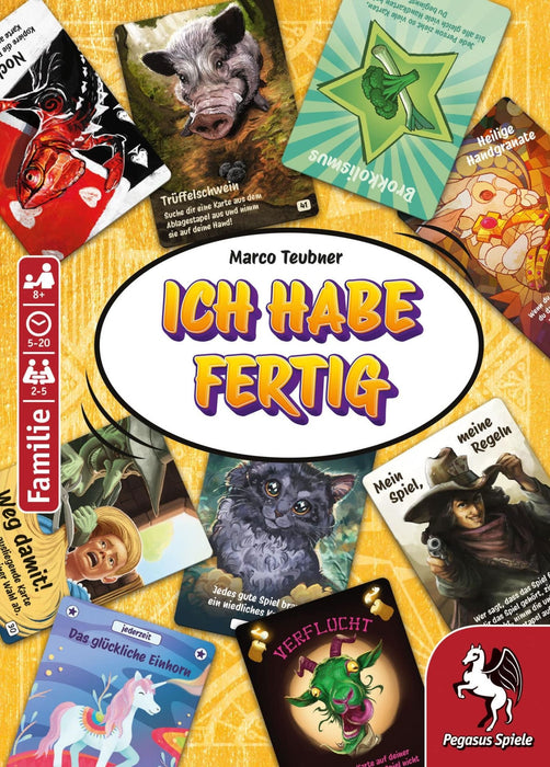 EAN 4250231739194 - Pegasus Spiele I'VE FINISHED 20 min Juego De Cartas Familia imagen 3