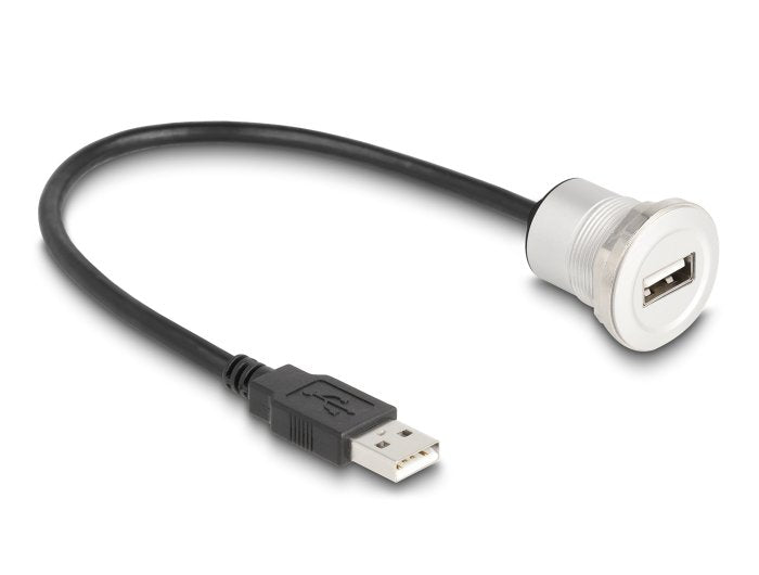 EAN 4043619881819 - DeLOCK 88181 cable USB USB 2.0 0,3 m USB A Negro, Plata imagen 1