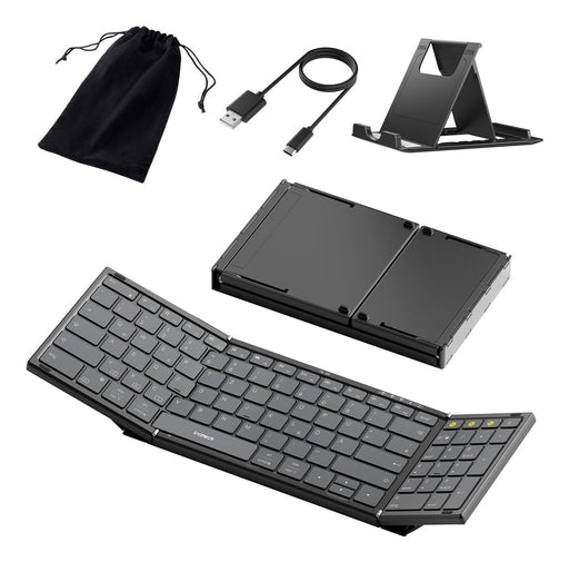 EAN 6976521113083 - Inateck N0135_BLACK teclado Hogar / Oficina Bluetooth QWERTZ Negro imagen 2