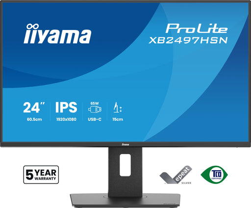 EAN 4948570125890 - iiyama ProLite XB2497HSN-B1 pantalla para PC 60,5 cm (23.8") 1920 x 1080 Pixeles Full HD LED Negro imagen 2
