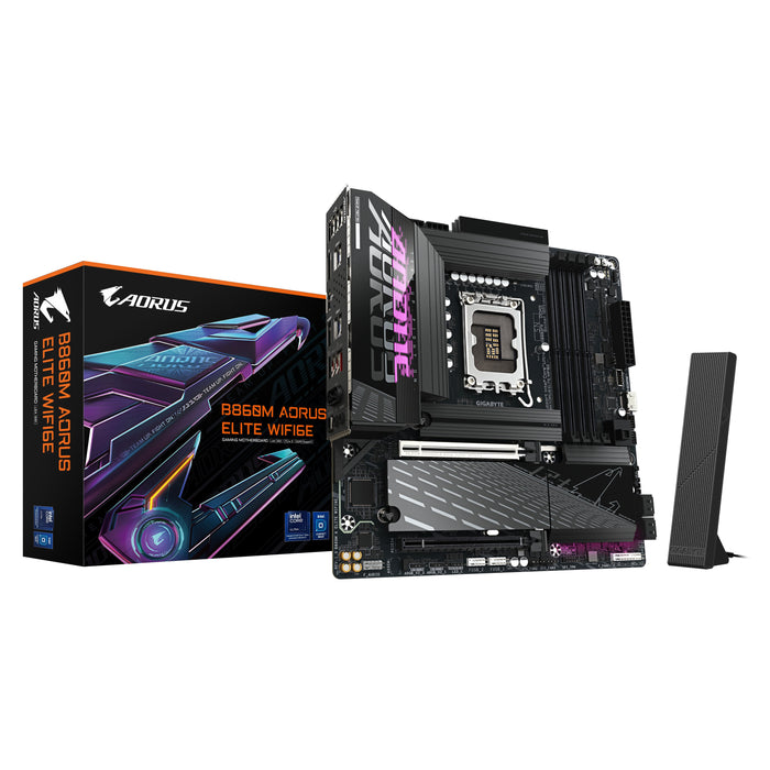 EAN 4719331866877 - GIGABYTE B860M AORUS ELITE WIFI6E Intel B860 LGA 1851 (Socket V1) micro ATX imagen 1