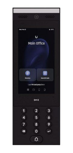 EAN 810084693841 - Ubiquiti Intercom Terminal de control de entrada Negro imagen 1