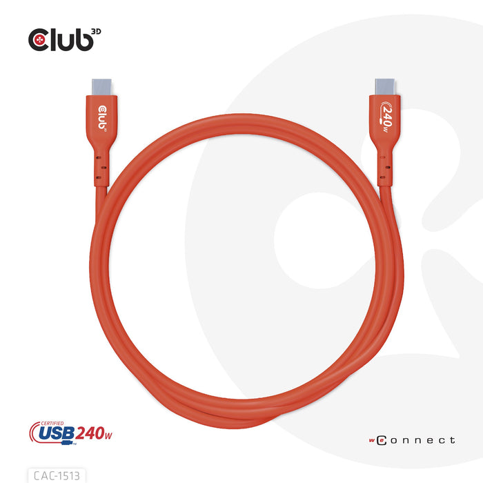 EAN 8719214472634 - CLUB3D CAC-1513 cable USB USB 2.0 USB C Naranja imagen 13