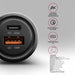 EAN 8595247909121 - Axagon PWC-PQ48 cargador de dispositivo móvil Universal Negro Encendedor de cigarrillos Carga rápida Auto imagen 4