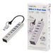 EAN 4052792076271 - LogiLink UA0442 hub de interfaz USB 3.2 Gen 1 (3.1 Gen 1) Type-A + Type-C 5000 Mbit/s Gris imagen 5