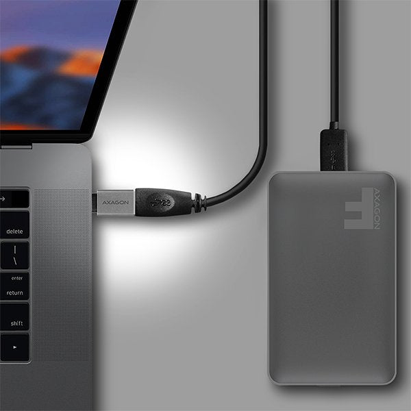 EAN 8595247903822 - Axagon RUCM-AFA cambiador de género para cable USB type C USB type A Metálico imagen 11