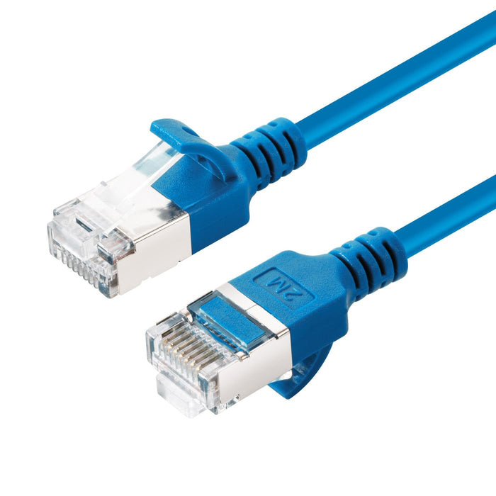 EAN 5715063027578 - Microconnect V-FTP6A075B-SLIM cable de red Azul 7,5 m Cat6a U/FTP (STP) imagen 1