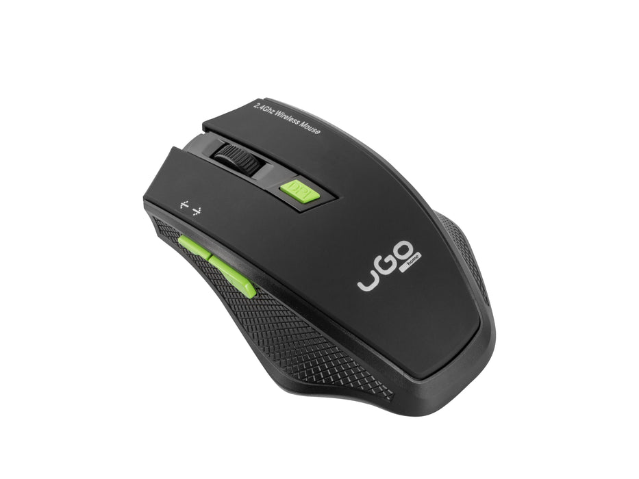 EAN 5901969410334 - uGo MY-04 ratón Oficina mano derecha RF inalámbrico Óptico 1800 DPI imagen 2
