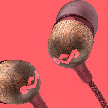 EAN 846885010310 - The House Of Marley Smile Jamaica Auriculares Alámbrico Dentro de oído Llamadas/Música Rojo, Madera imagen 4