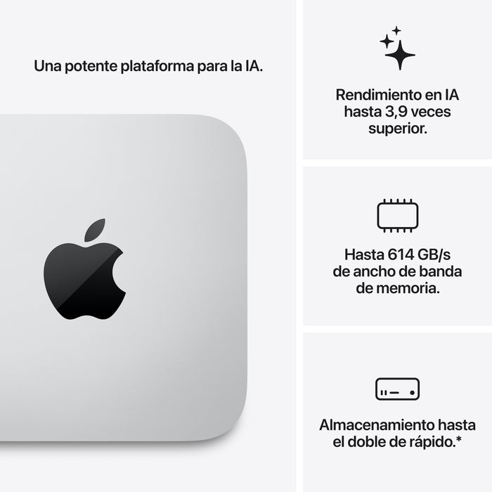 EAN 195951078472 - Apple Mac Studio Apple M 36 GB macOS 27 Golden Gate Mini PC Plata imagen 3