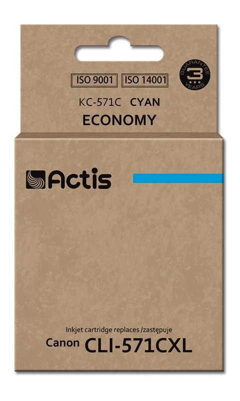 EAN 5901443103226 - Actis KC-571C cartucho de tinta 1 pieza(s) Compatible Rendimiento estándar Cian imagen 1