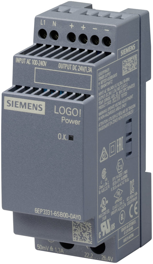 EAN 4025515154846 - Siemens 6EP3331-6SB00-0AY0 adaptador e inversor de corriente Interior Multicolor imagen 1