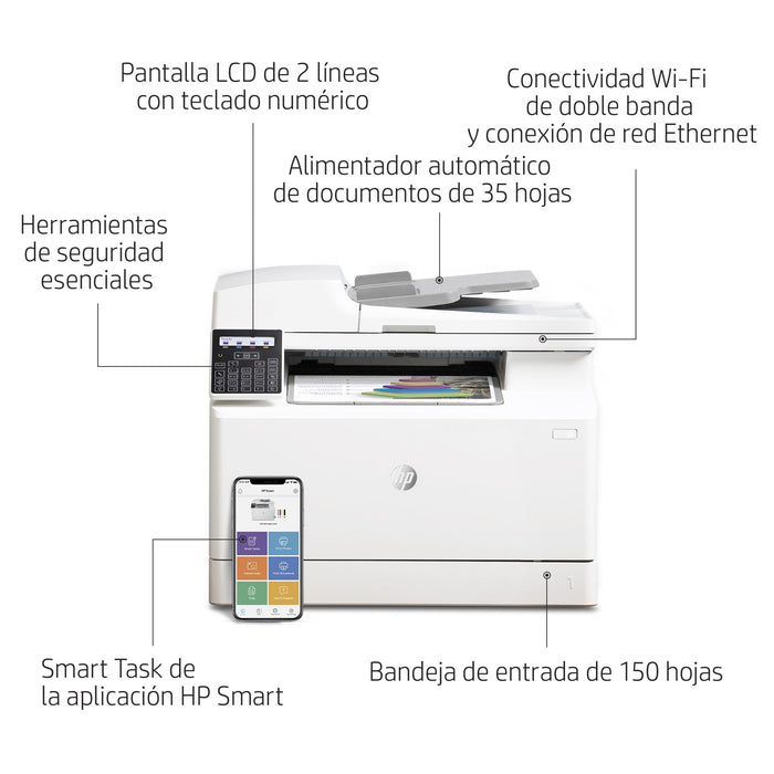 EAN 0193905485673 - HP Color LaserJet Pro MFP M183fw Laser A4 600 x 600 DPI 16 ppm Wifi imagen 16