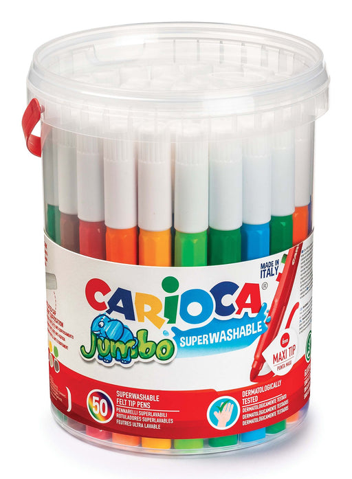 EAN 8003511423124 - Carioca 42312 marcador 50 pieza(s) Punta redonda Multicolor imagen 1