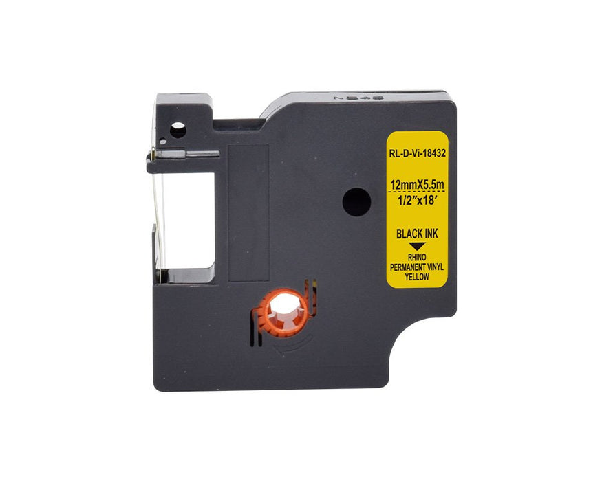 EAN 6942383177556 - G&G 21705 cinta para impresora de etiquetas Negro sobre amarillo imagen 2