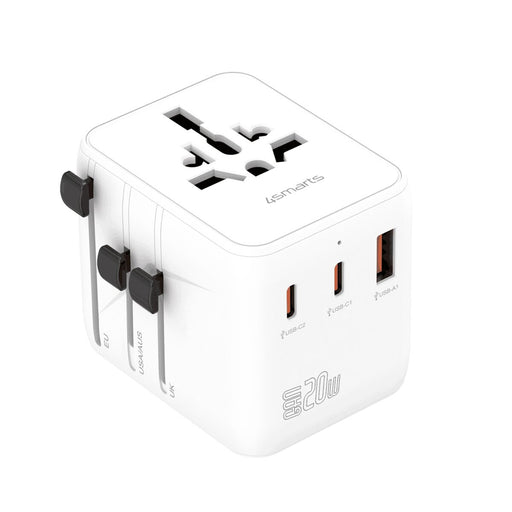 EAN 4252011912599 - 4smarts 541645 adaptador de enchufe eléctrico Modular Universal Blanco imagen 2