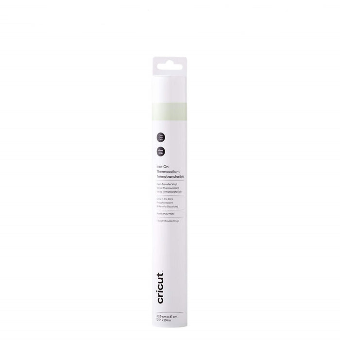 EAN 0093573807503 - Cricut Glow-in-the-Dark Iron-On Rollo de vinilo de termotransferencia imagen 1