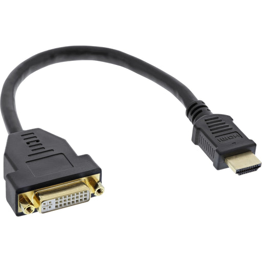 EAN 4043718196135 - InLine 17670I adaptador de cable de vídeo 0,2 m HDMI tipo A (Estándar) DVI-D Negro imagen 1