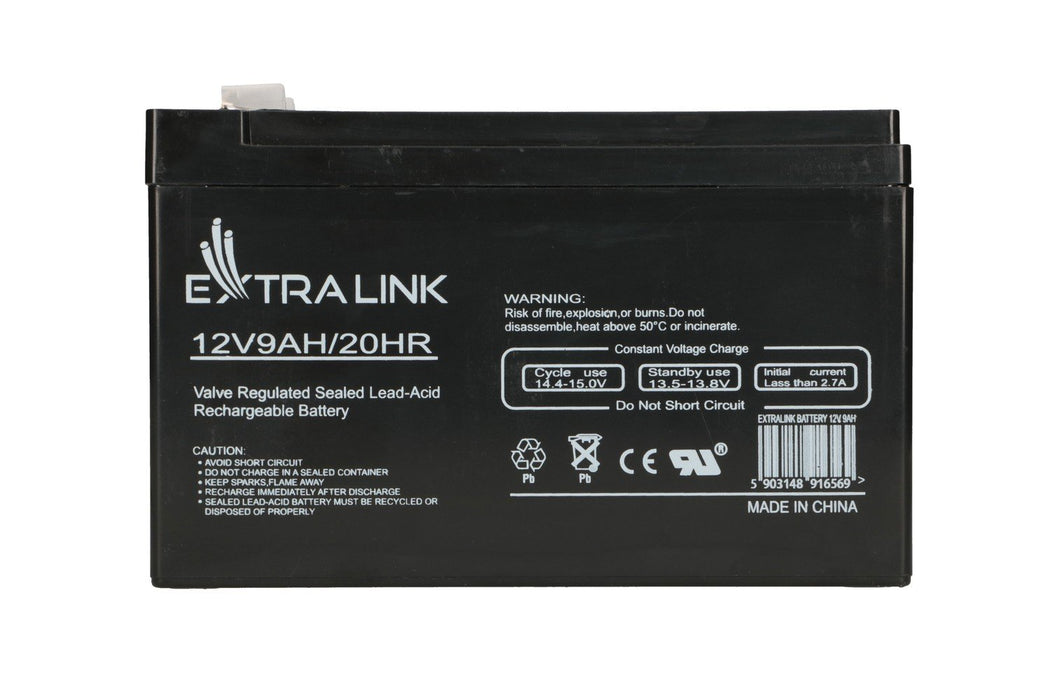 EAN 5903148916569 - Extralink AKUMULATOR BATTERY ACCUMULATOR AGM 12V 9AH Sealed Lead Acid (VRLA) imagen 2