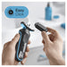 EAN 4210201242284 - Braun Series 5 50-M1000s Máquina de afeitar de láminas Negro, Azul imagen 8