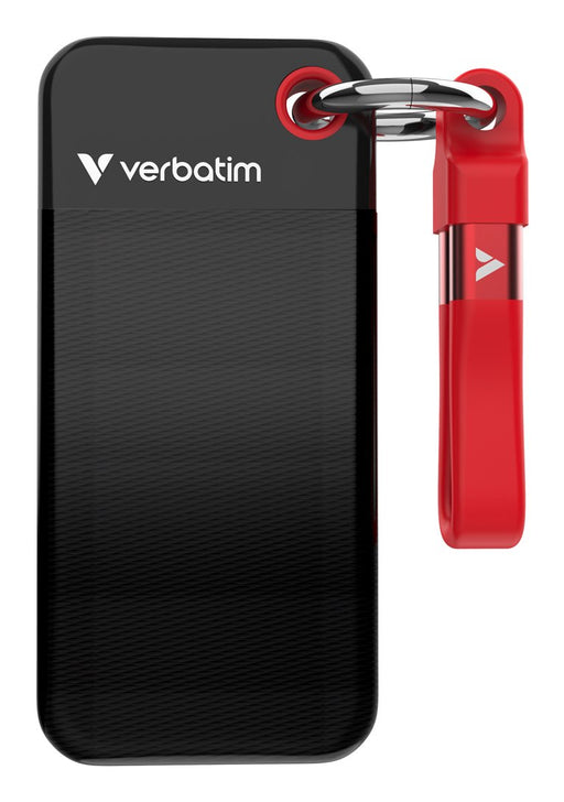 EAN 23942324348 - Verbatim 32434 unidad externa de estado sólido 128 GB USB Tipo C 3.2 Gen 2 (3.1 Gen 2) Negro, Rojo imagen 2