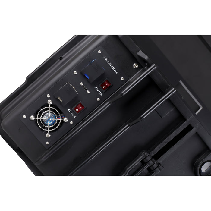EAN 4260734840228 - DEQSTER 10-744118 cargador de dispositivo móvil Tableta Negro, Turquesa Corriente alterna Interior, Exter imagen 3