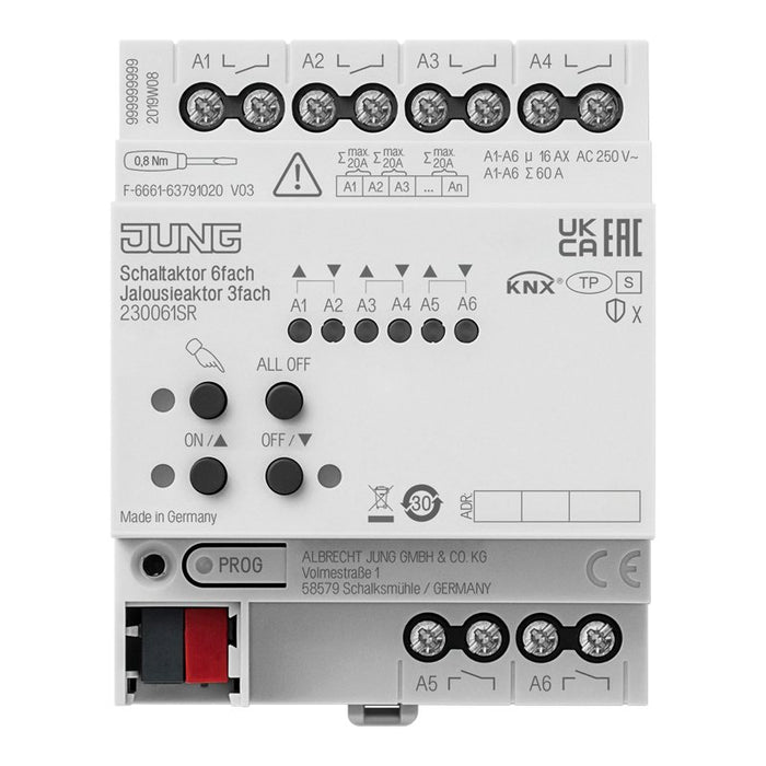 EAN 4011377179110 - JUNG 230061SR interruptor de luz Plástico imagen 1