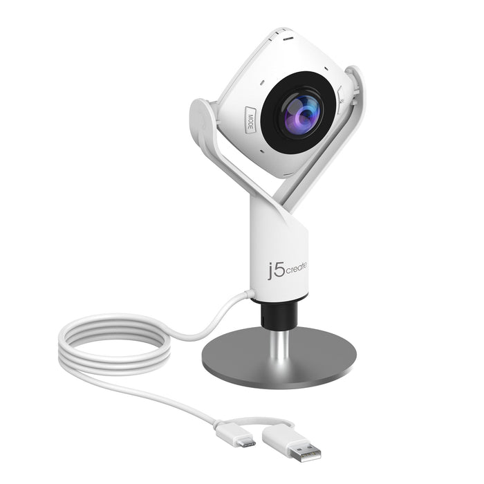 EAN 4712795085594 - j5create JVCU360 cámara web 2,07 MP 1920 x 1080 Pixeles USB 2.0 Negro, Blanco imagen 1