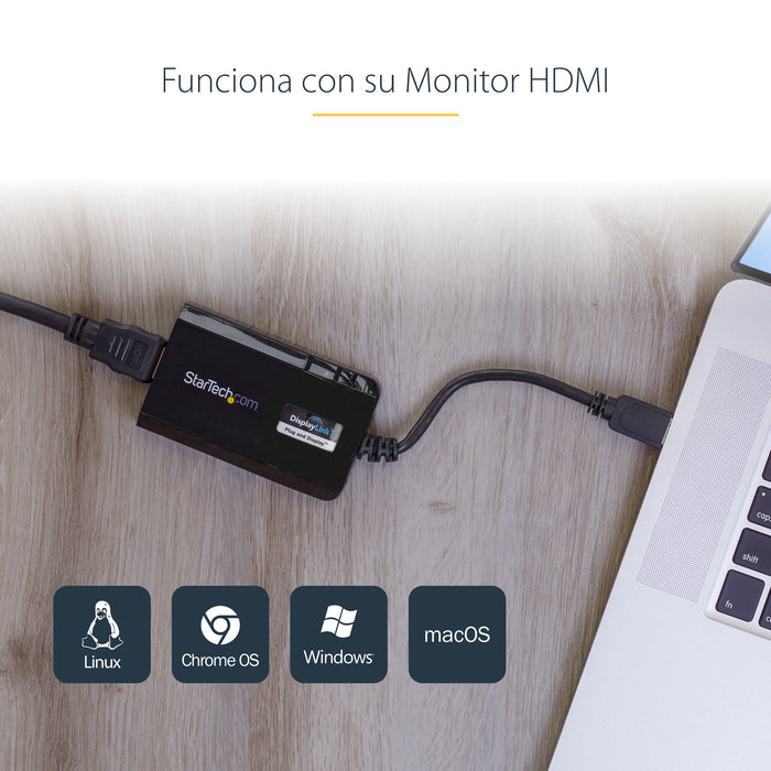 EAN 0065030857505 - StarTech.com USB32HDPRO Adaptador gráfico USB 1920 x 1200 Pixeles Negro imagen 8