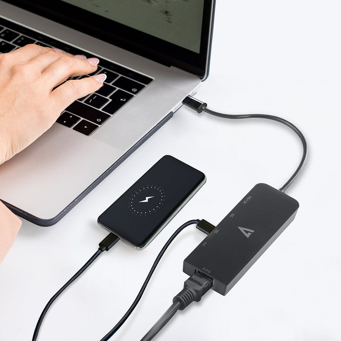 EAN 0662919121803 - V7 V7UCRJ25GHUB-BLK hub de interfaz USB 3.2 Gen 1 (3.1 Gen 1) Type-C imagen 7