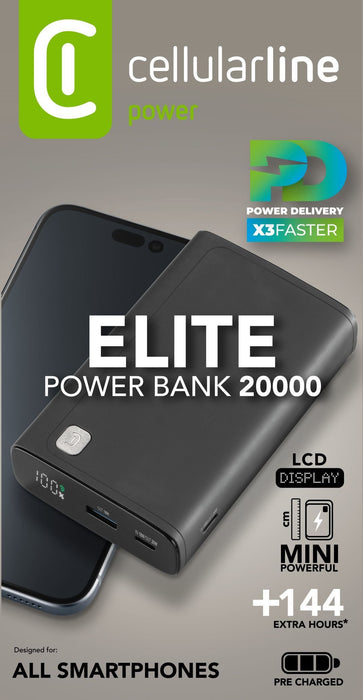 EAN 8018080484612 - Cellularline 8018080484612 Ión de litio Negro imagen 2