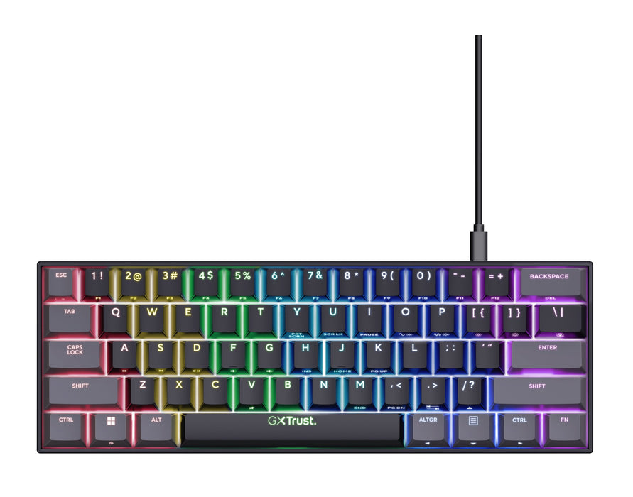 EAN 8713439248876 - Trust GXT 867 Acira teclado Juego USB Francés Negro, Gris imagen 3
