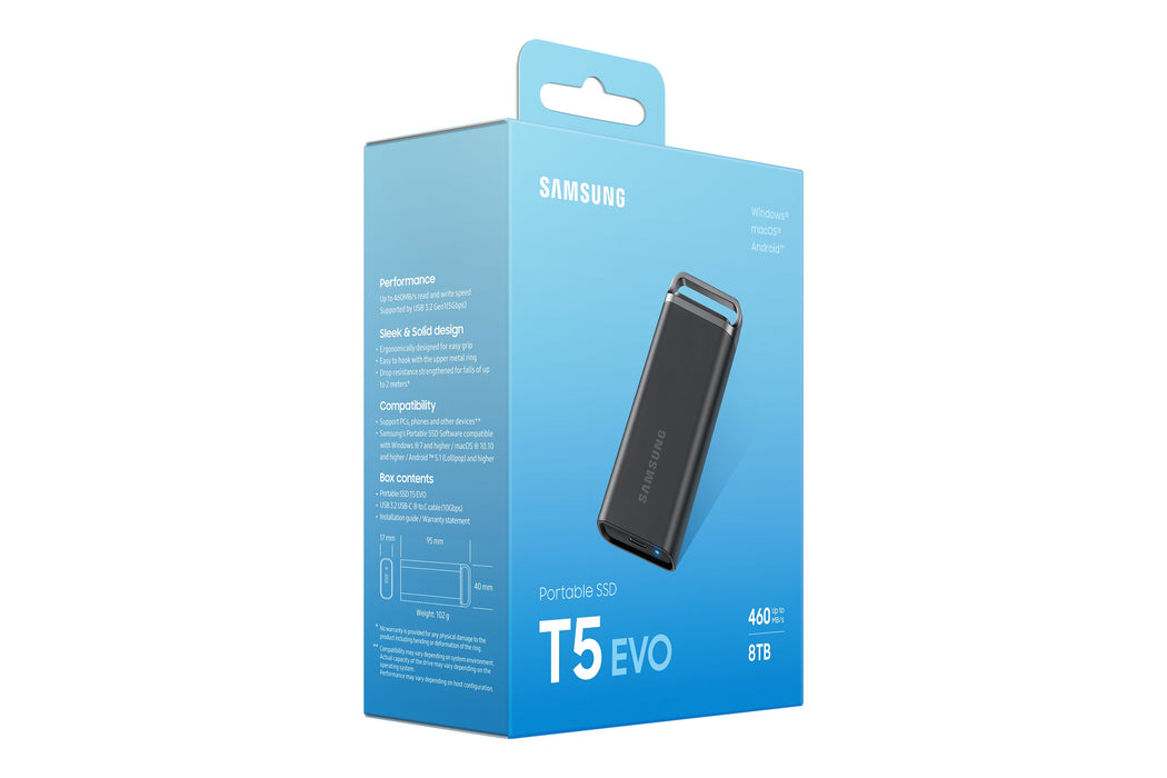 EAN 8806094905427 - Samsung MU-PH8T0S 8 TB 3.2 Gen 1 (3.1 Gen 1) Negro imagen 12