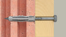 EAN 4048962480849 - Fischer 568010 tornillo de anclaje y taco 50 pieza(s) Anclaje de expansión 50 mm imagen 8