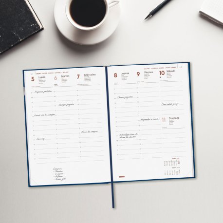 EAN 8422952405061 - Finocam 623531026 agenda Agenda diaria Azul imagen 4