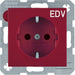 EAN 4011334488118 - Berker 47238922 toma de corriente Tipo F Rojo imagen 1
