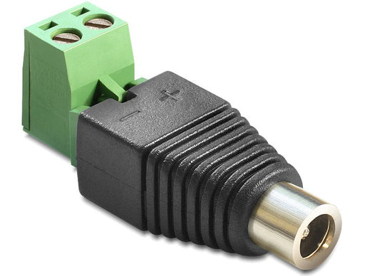 EAN 4043619654864 - DeLOCK 65486 cambiador de género para cable DC 2.5 x 5.5 mm 2p Negro, Verde, Plata imagen 2