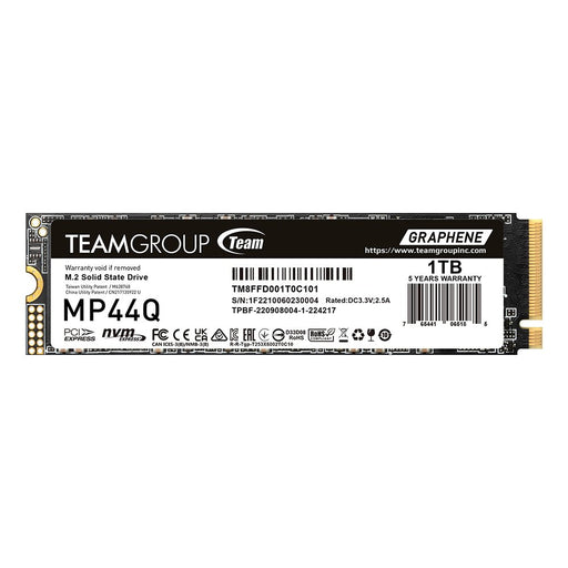 EAN 4711430802824 - Team Group MP44Q 1 TB M.2 PCI Express 4.0 NVMe QLC 3D NAND imagen 1