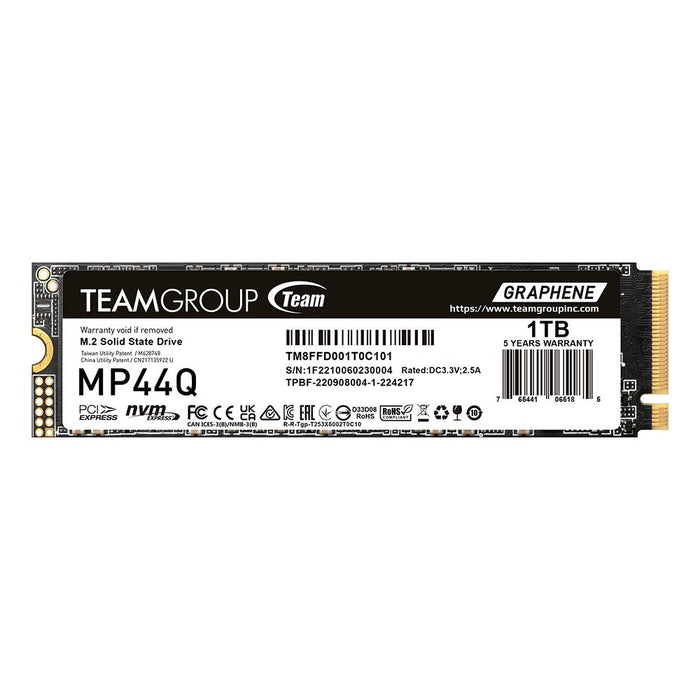EAN 4711430802756 - Team Group MP44Q 4 TB M.2 PCI Express 4.0 NVMe QLC 3D NAND imagen 1