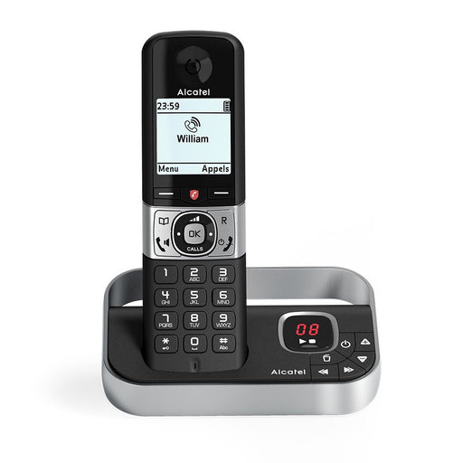EAN 3700601422856 - Alcatel F890 Teléfono DECT Identificador de llamadas Negro, Plata imagen 1