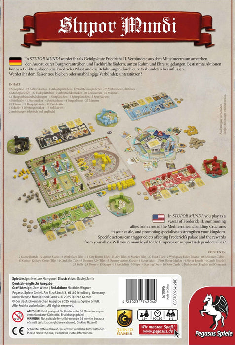 EAN 4250231742040 - Pegasus Spiele Stupor Mundi 150 min Juego de mesa Estrategia imagen 4