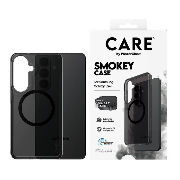 EAN 5715685034152 - PanzerGlass CARE™ by ® Smokey Case w. Black Qi Samsung Galaxy S26+ funda para teléfono móvil Negro imagen 2