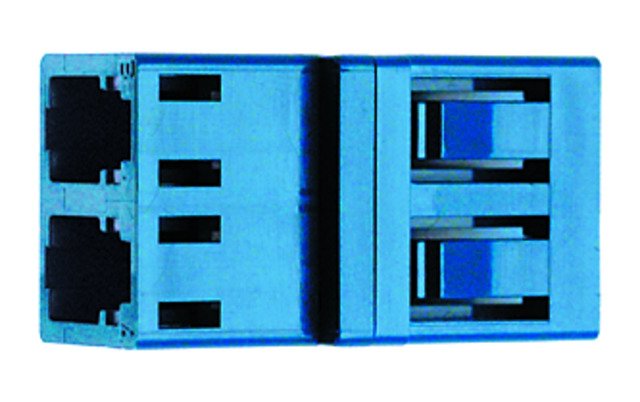 EAN 4018359280031 - Telegärtner J08071A0002 adaptador de fibra óptica LC 1 pieza(s) Azul imagen 1