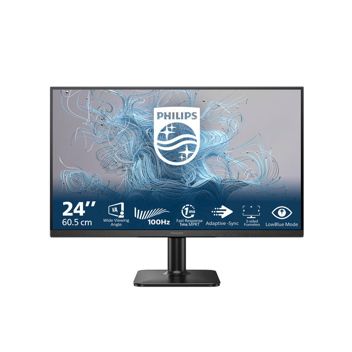 EAN 8721038000351 - Philips 1000 series 24E2N1100LB/00 pantalla para PC 60,5 cm (23.8") 1920 x 1080 Pixeles Full HD LCD Negro imagen 2