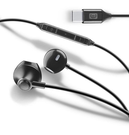 EAN 8018080422386 - Cellularline 8018080422386 Alámbrico Dentro de oído Llamadas/Música USB Tipo C Negro imagen 2