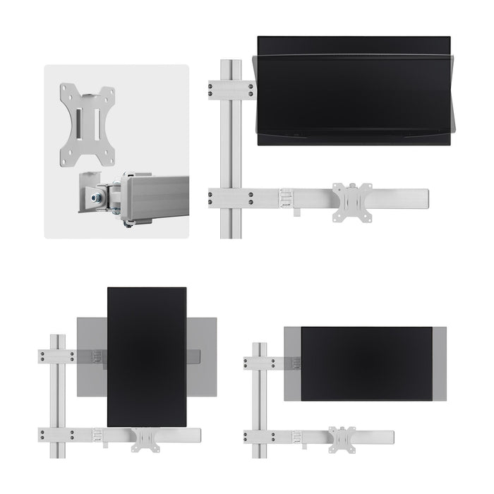 EAN 65030895323 - StarTech.com 6-MONITOR-ARM-A soporte para monitor 81,3 cm (32") Escritorio Blanco imagen 6