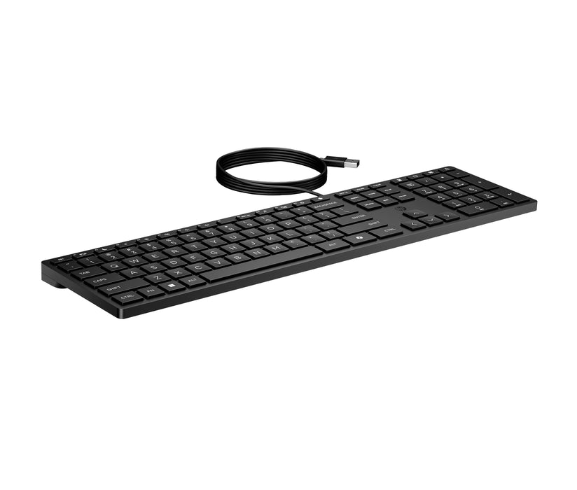 EAN 0198122957569 - HP 320K Wired Keyboard teclado Oficina USB Negro imagen 2